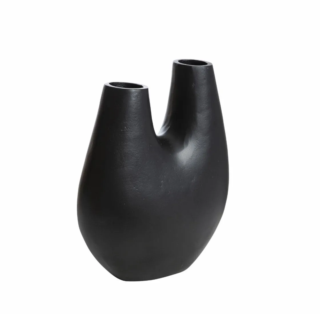 Made in Meubles Décoration<Vase noir 2 tiges en aluminium Tulipa