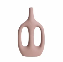 Made in Meubles Décoration<Vase soliflore rose en aluminium Pivoine