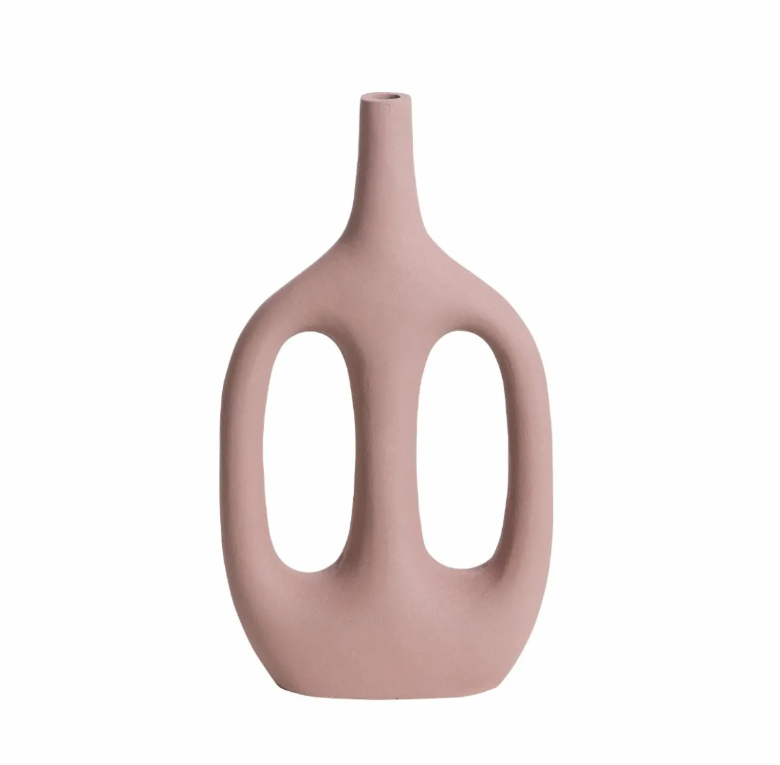 Made in Meubles Décoration<Vase soliflore rose en aluminium Pivoine