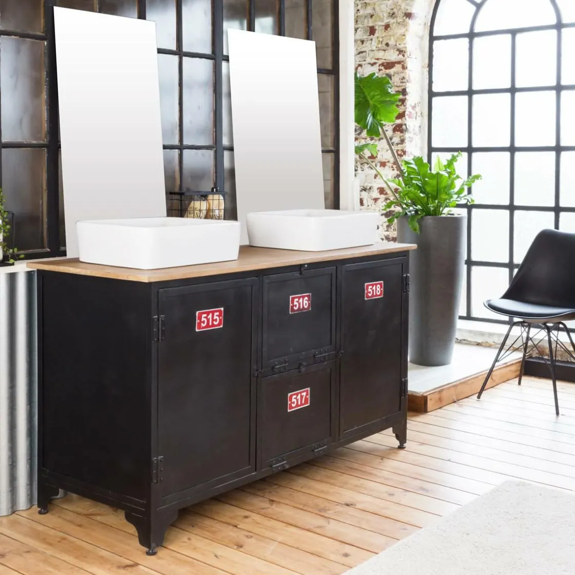 Made in Meubles Vasque<Vasque rectangulaire en porcelaine Perrine