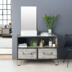 Made in Meubles Vasque<Vasque rectangulaire en porcelaine Perrine