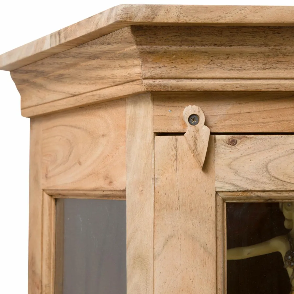 Made in Meubles Vitrine<Vitrine d'angle en bois d'acacia Esmée