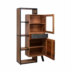 Made in Meubles Vitrine|Etagère<Vitrine en bois d'acacia Ernest