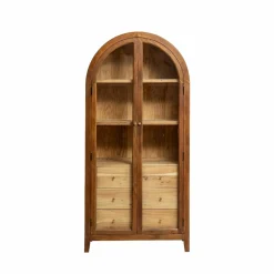 Made in Meubles Vitrine<Vitrine en bois d'acacia Néven