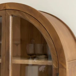 Made in Meubles Vitrine<Vitrine en bois d'acacia Néven