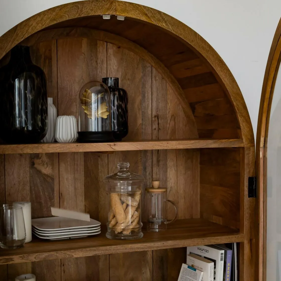 Made in Meubles Vitrine<Vitrine en bois de manguier Paulo