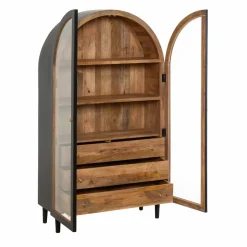 Made in Meubles Vitrine<Vitrine en bois de manguier Paulo