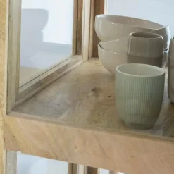 Made in Meubles Vitrine<Vitrine en bois de manguier Juliet