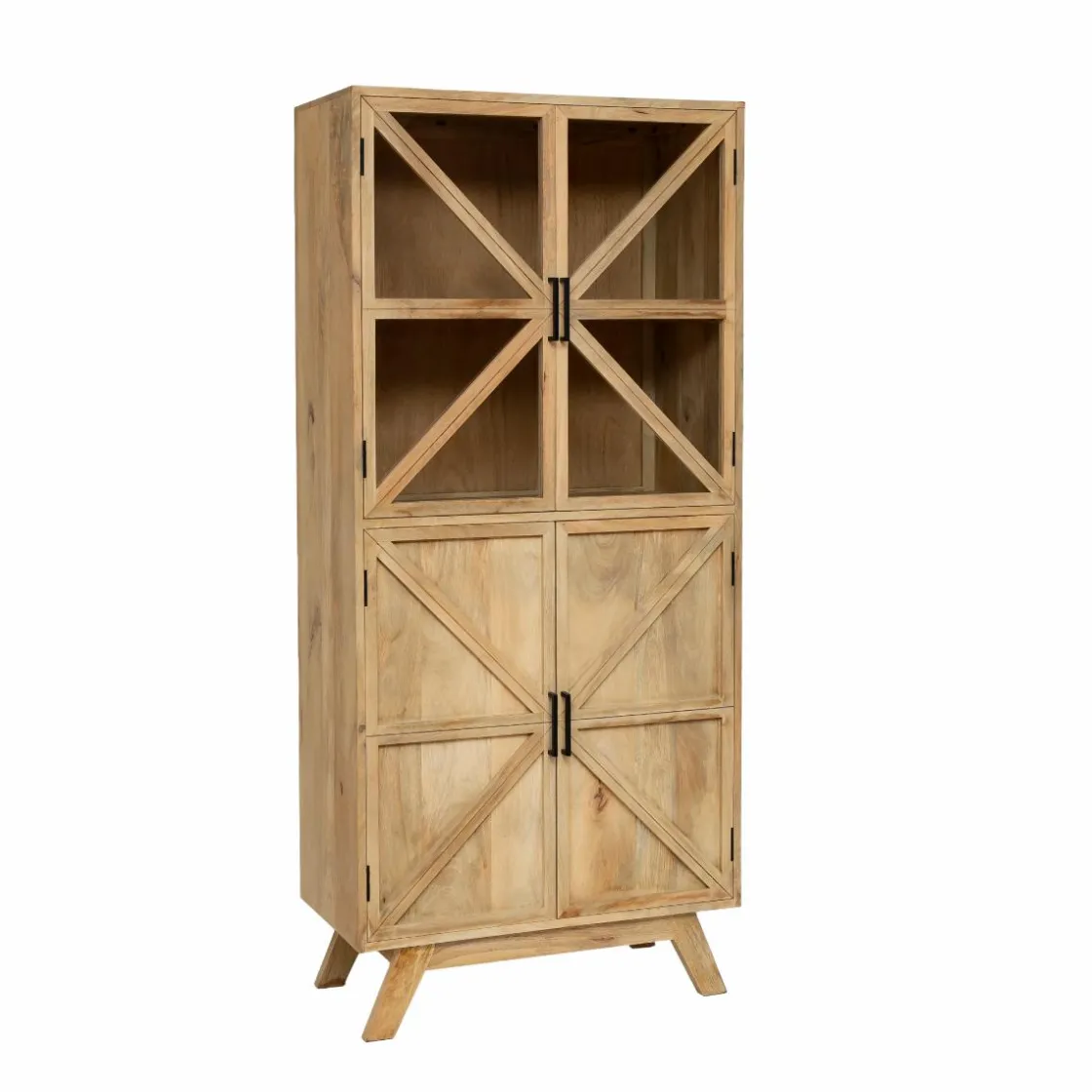 Made in Meubles Vitrine<Vitrine en bois de manguier Thalia