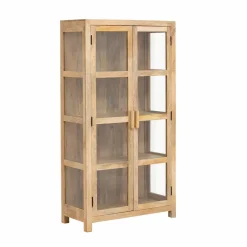 Made in Meubles Vitrine<Vitrine en bois de manguier Amaris