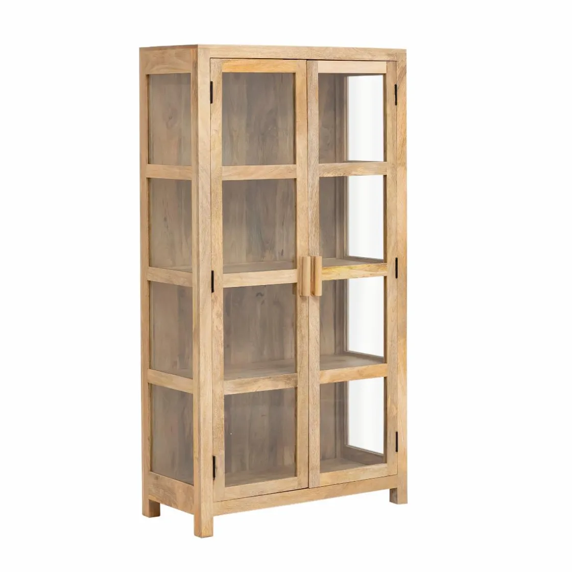 Made in Meubles Vitrine<Vitrine en bois de manguier Amaris