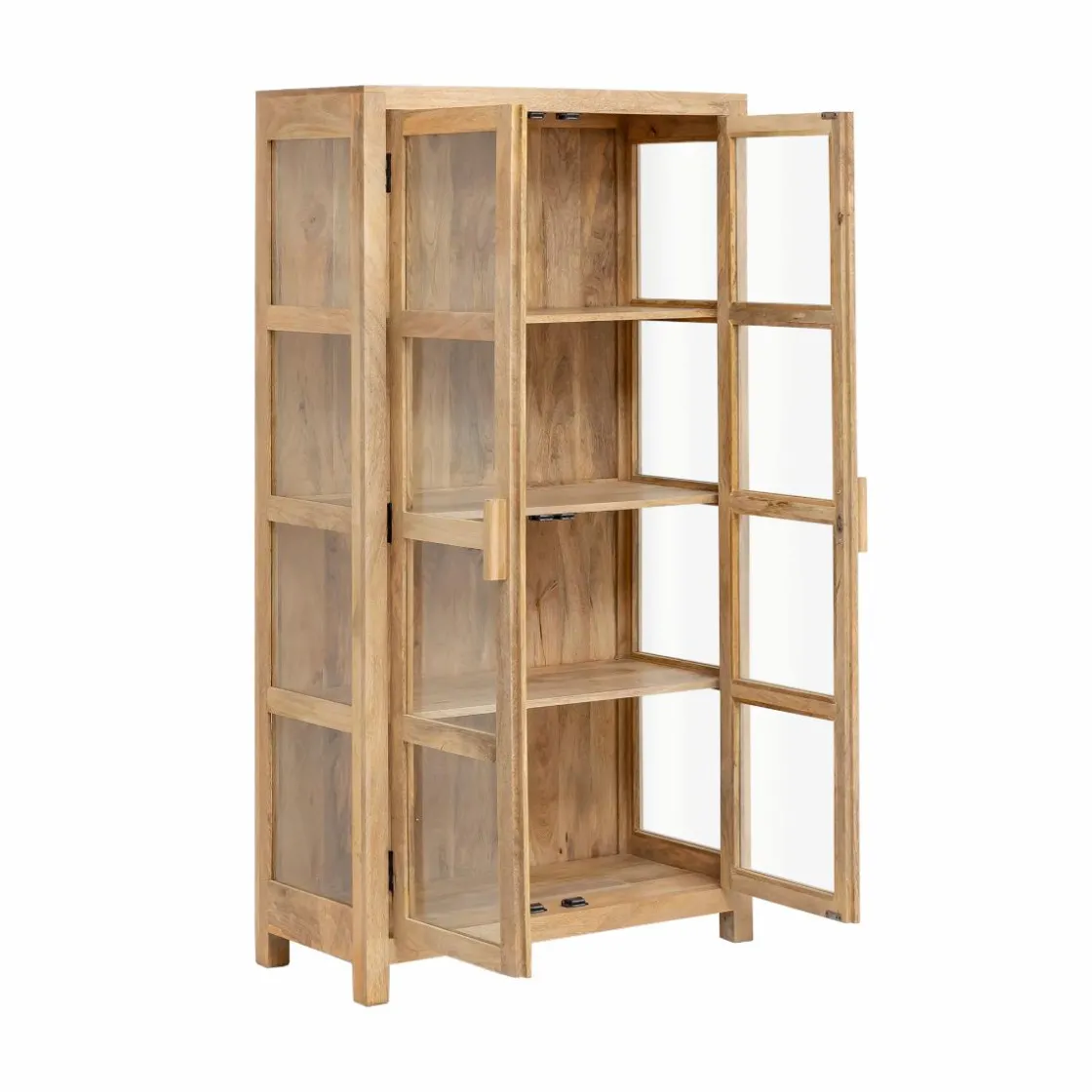 Made in Meubles Vitrine<Vitrine en bois de manguier Amaris