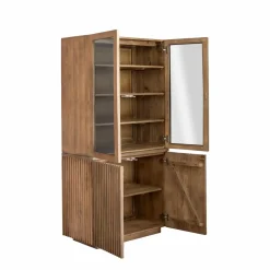 Made in Meubles Vitrine<Vitrine en bois de manguier Betty