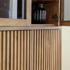 Made in Meubles Vitrine<Vitrine en bois de manguier Betty