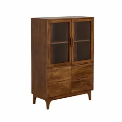 Made in Meubles Vitrine|Meuble De Rangement<Vitrine en bois de manguier Remick