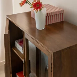 Made in Meubles Vitrine|Meuble De Rangement<Vitrine en bois de manguier Remick