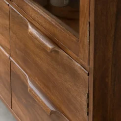 Made in Meubles Vitrine|Meuble De Rangement<Vitrine en bois de manguier Remick