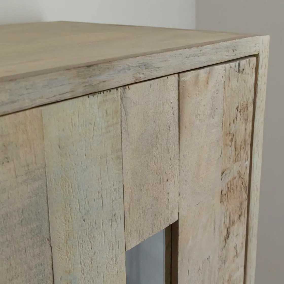 Made in Meubles Vitrine<Vitrine en bois recyclé Damian
