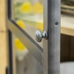 Made in Meubles Vitrine<Vitrine en bois recyclé et métal Garance