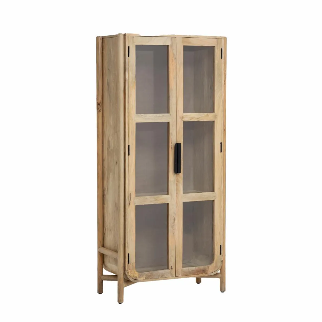 Made in Meubles Vitrine<Vitrine haute en bois de manguier Nova