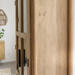 Made in Meubles Vitrine<Vitrine haute en bois de manguier Nova