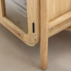 Made in Meubles Vitrine<Vitrine haute en bois de manguier Nova