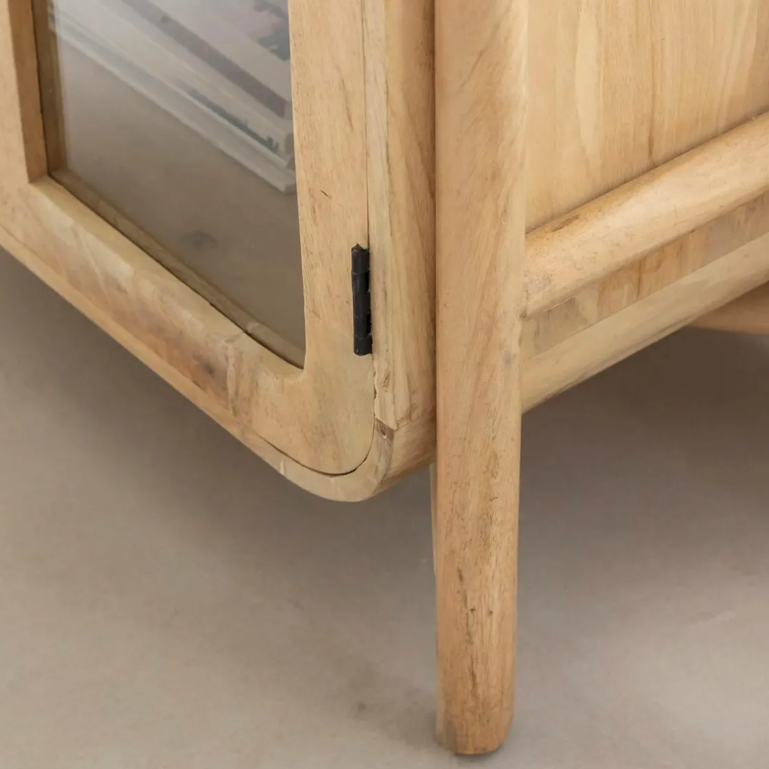 Made in Meubles Vitrine<Vitrine haute en bois de manguier Nova