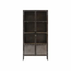 Made in Meubles Vitrine<Vitrine haute en métal Locker