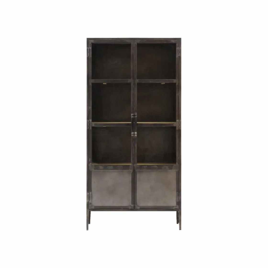 Made in Meubles Vitrine<Vitrine haute en métal Locker