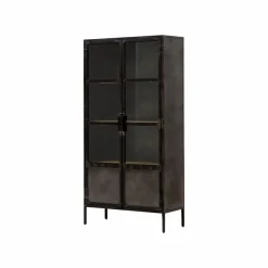Made in Meubles Vitrine<Vitrine haute en métal Locker