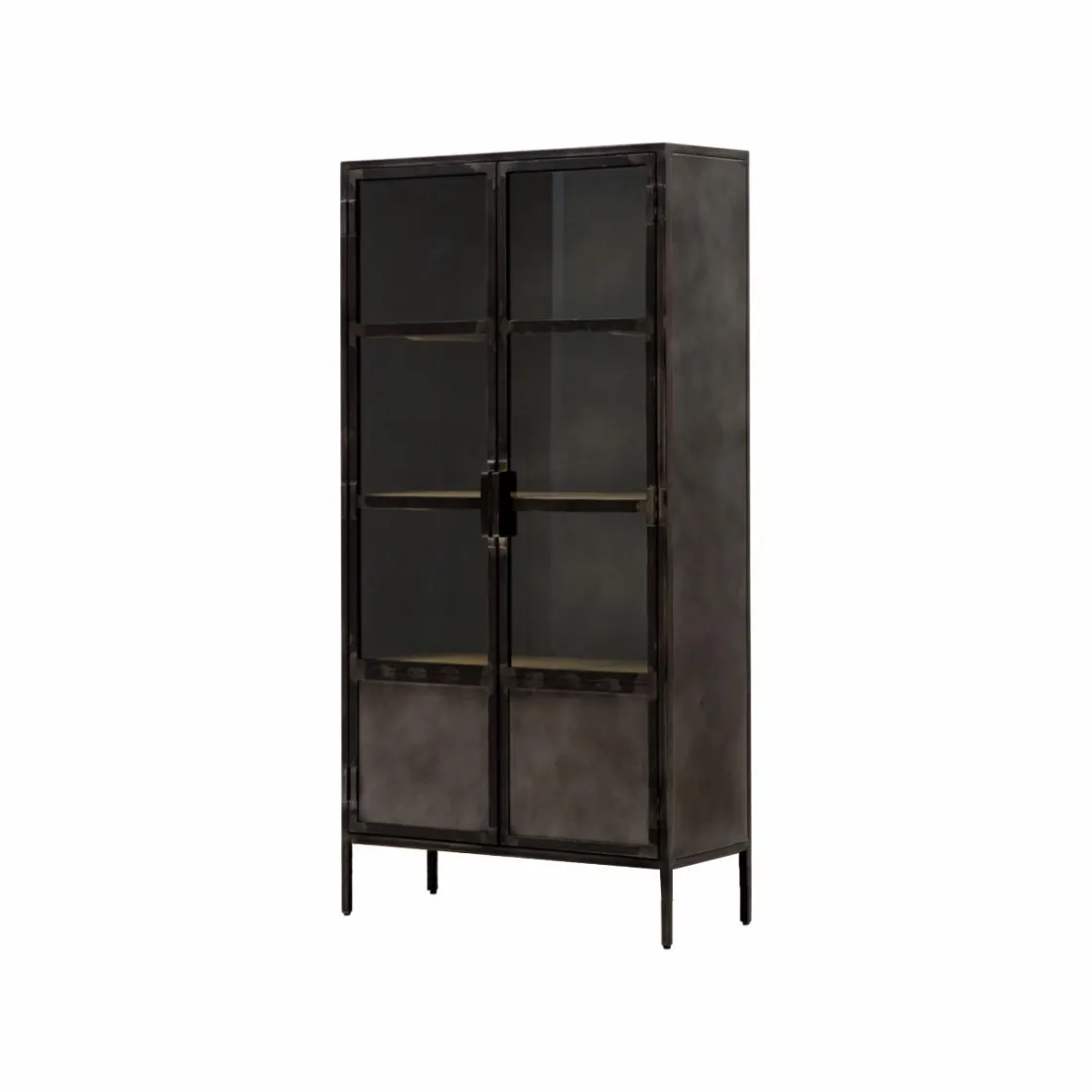 Made in Meubles Vitrine<Vitrine haute en métal Locker